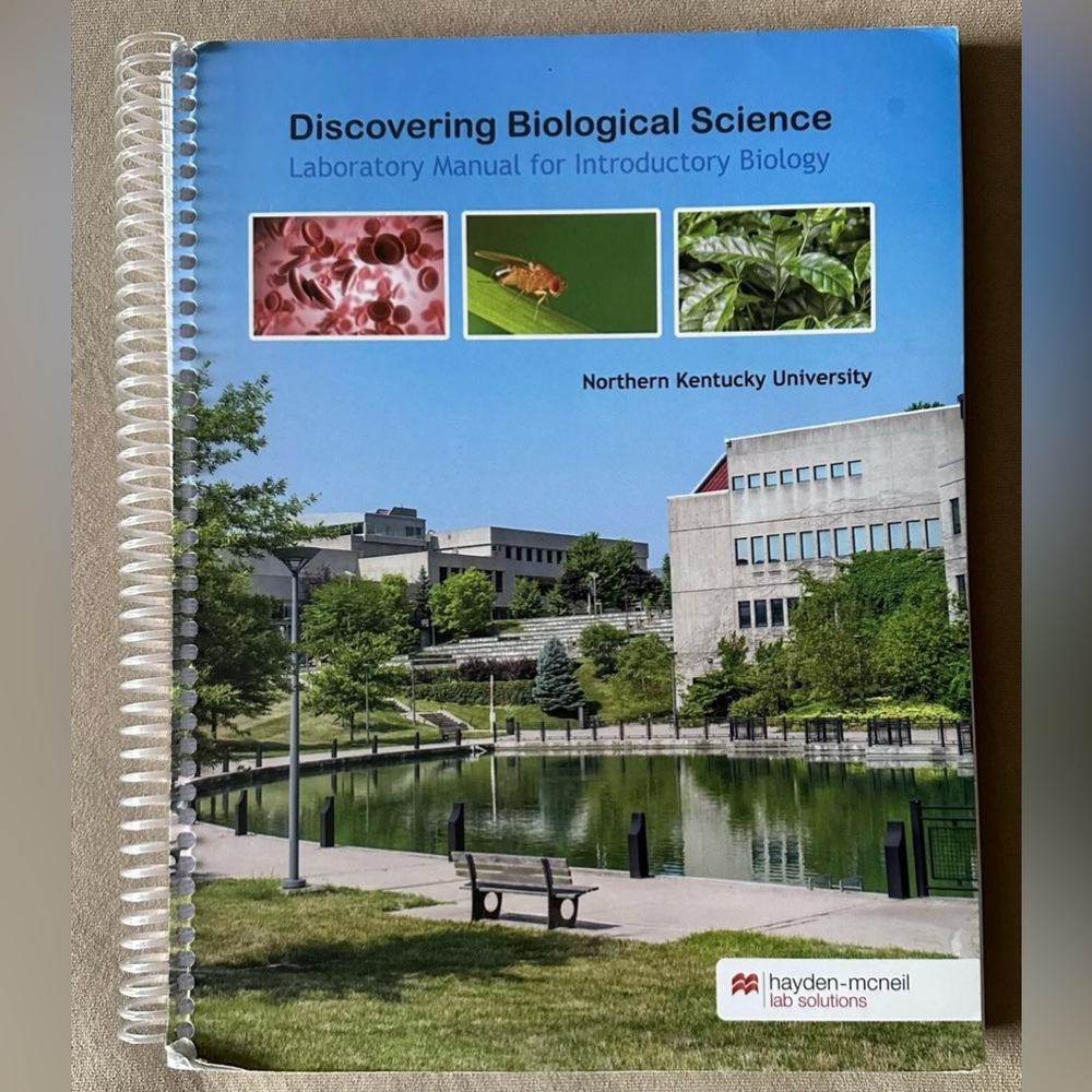 Discovering Biological Sciences Laboratory Lab Manual Textbook Intro To Biology
